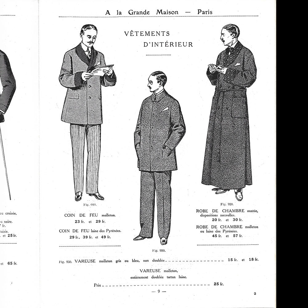 A La Grande Maison - Catalogue Hiver 1912-1913, couverture de Bernard Boutet de Monvel