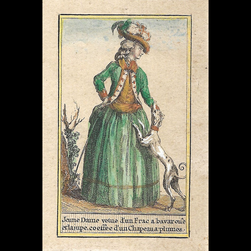 Almanach Lyrico-galant - Réunion de 4 gravures (1784)