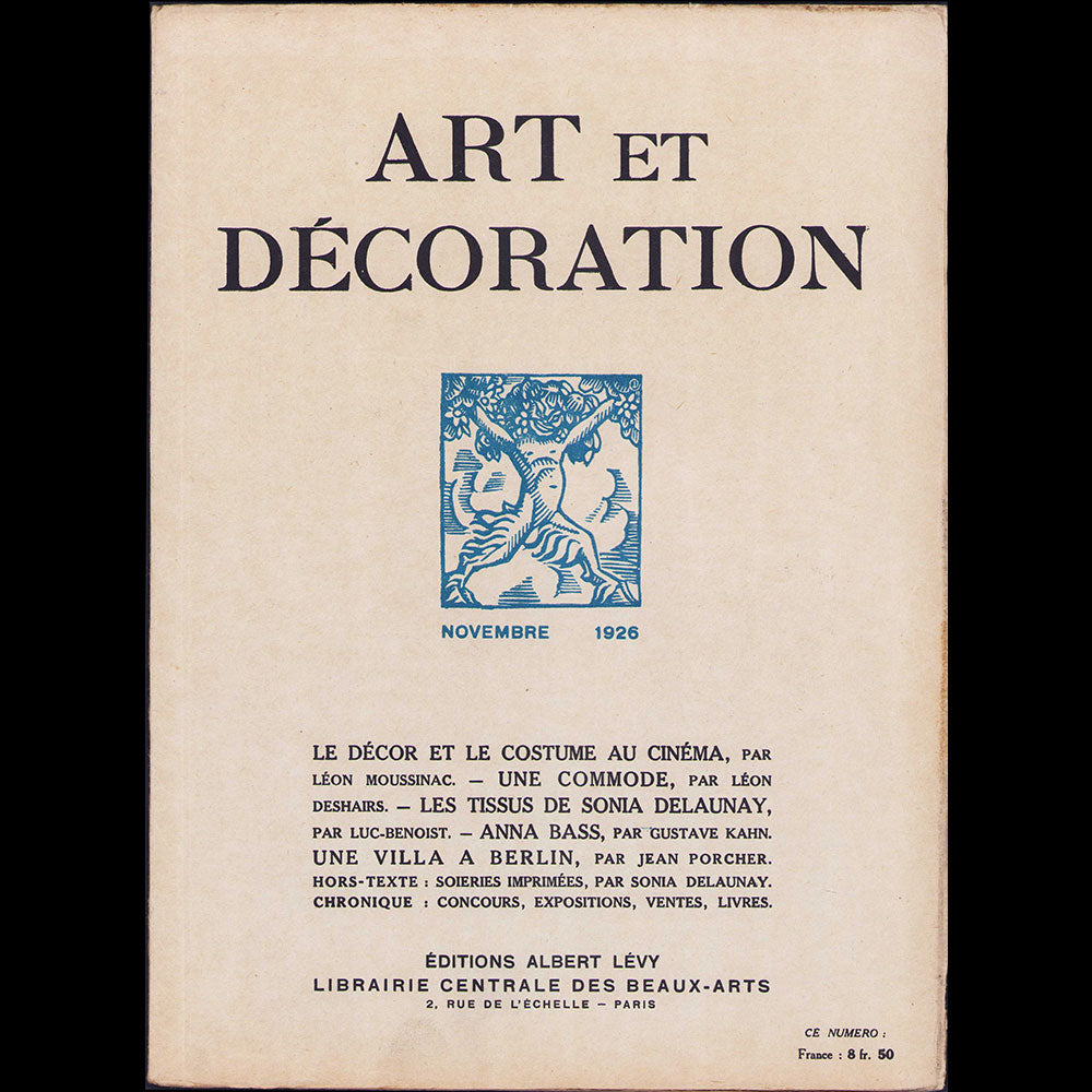 Art et décoration, Les tissus Delaunay (novembre 1926)