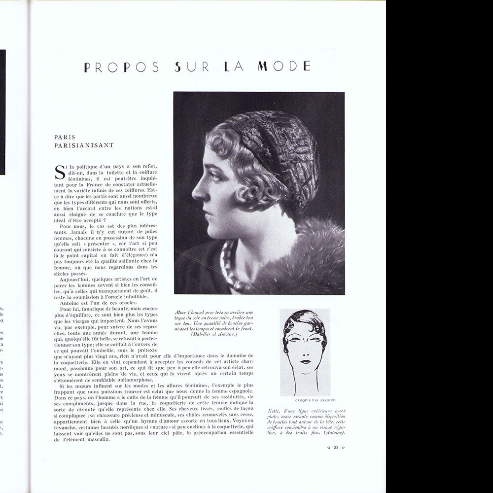 Chanel - Art et Industrie, février 1931, Chez Mademoiselle Chanel