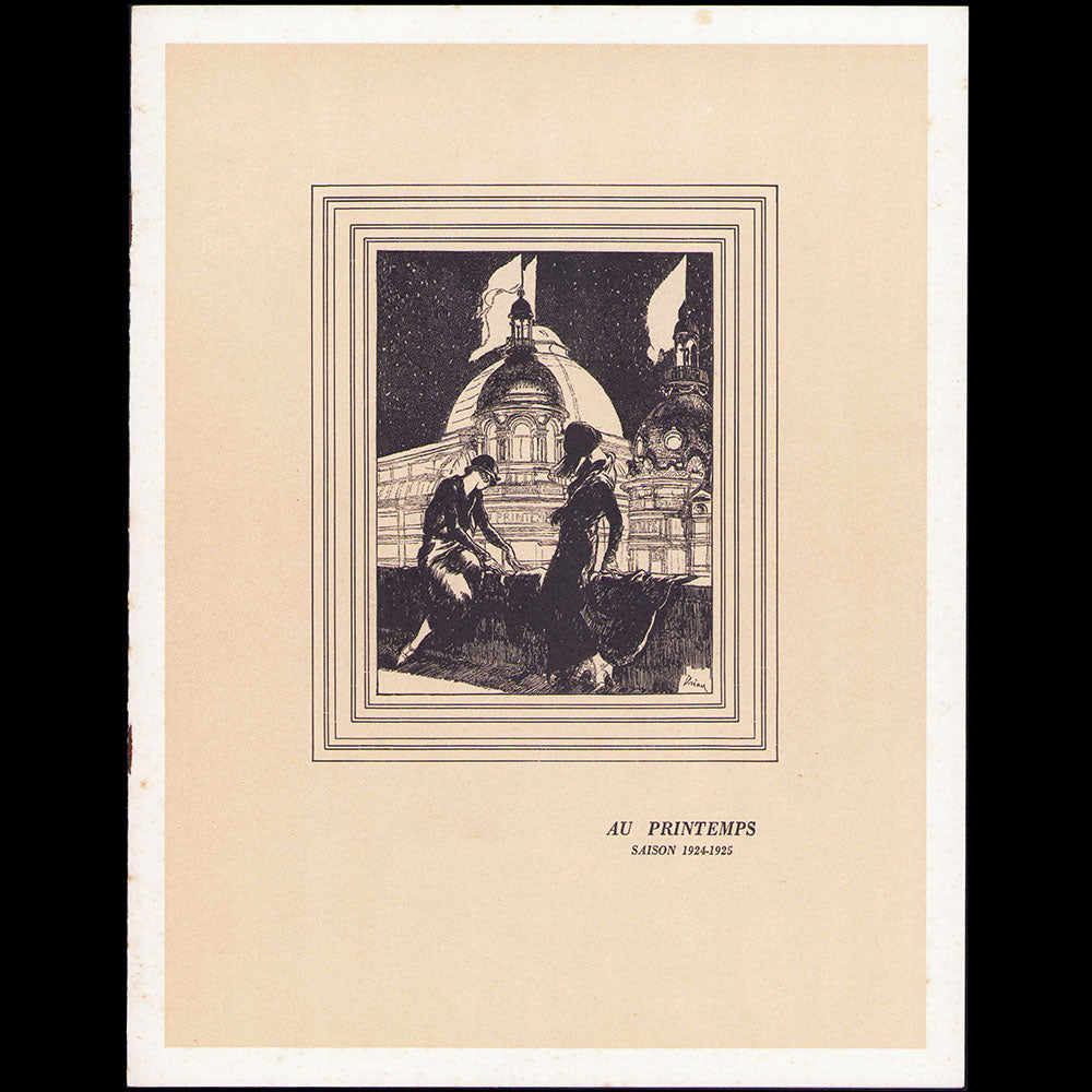 Au Printemps - Saison 1924-1925, couverture de Drian