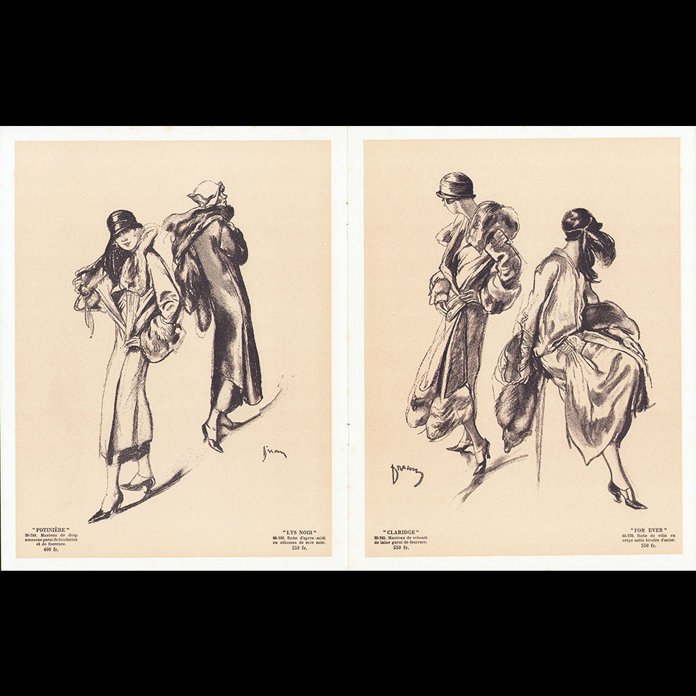 Au Printemps - Saison 1924-1925, couverture de Drian