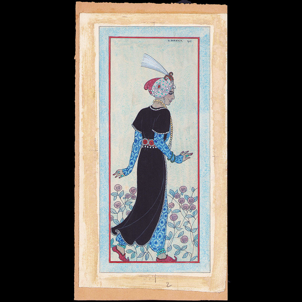 Barbier - Elégant Persan, dessin de George Barbier (1912)
