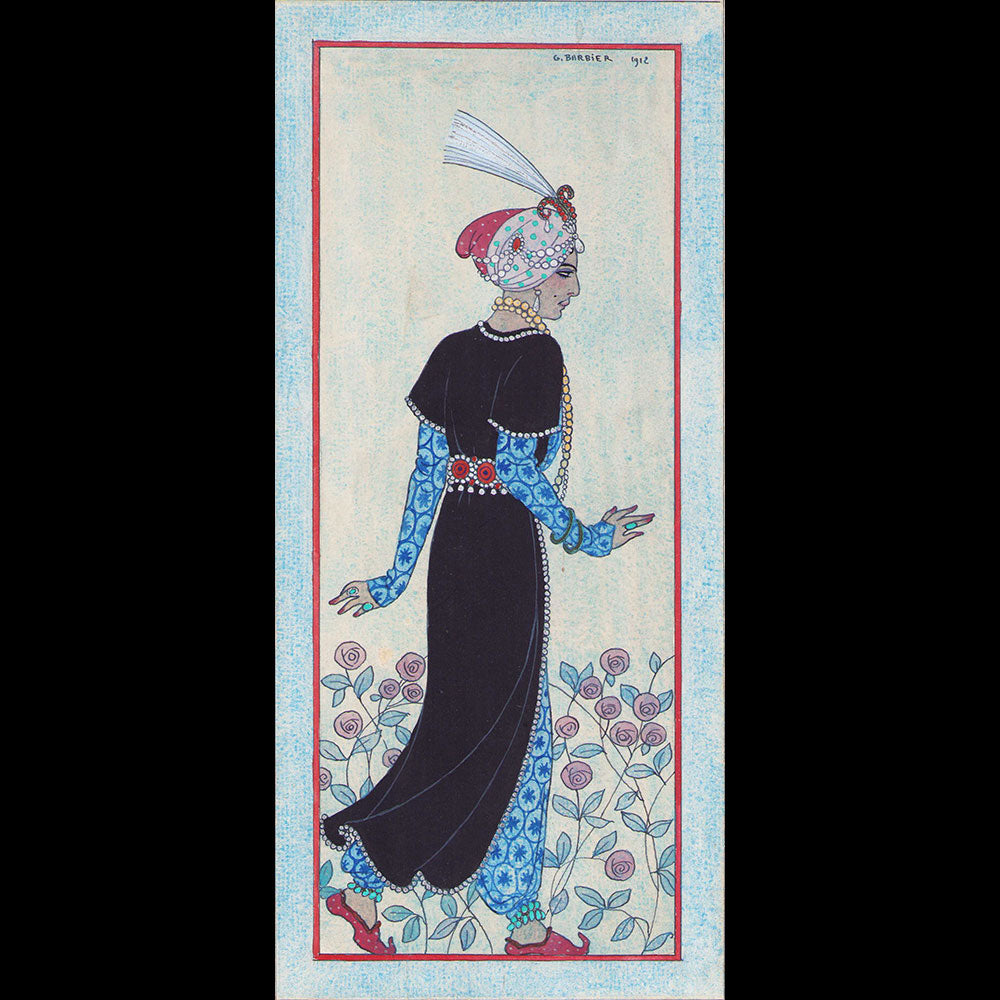Barbier - Elégant Persan, dessin de George Barbier (1912)