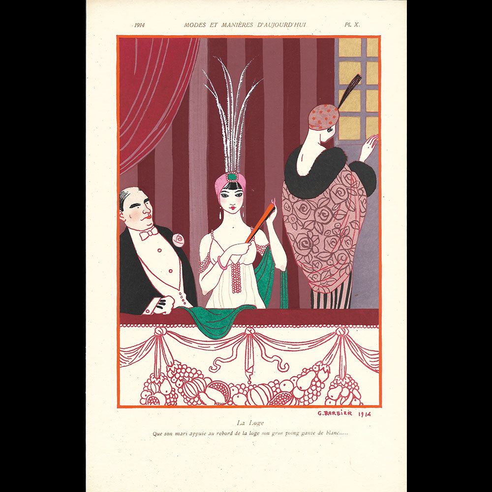 Modes et Manières d'aujourd'hui, par George Barbier (1914)