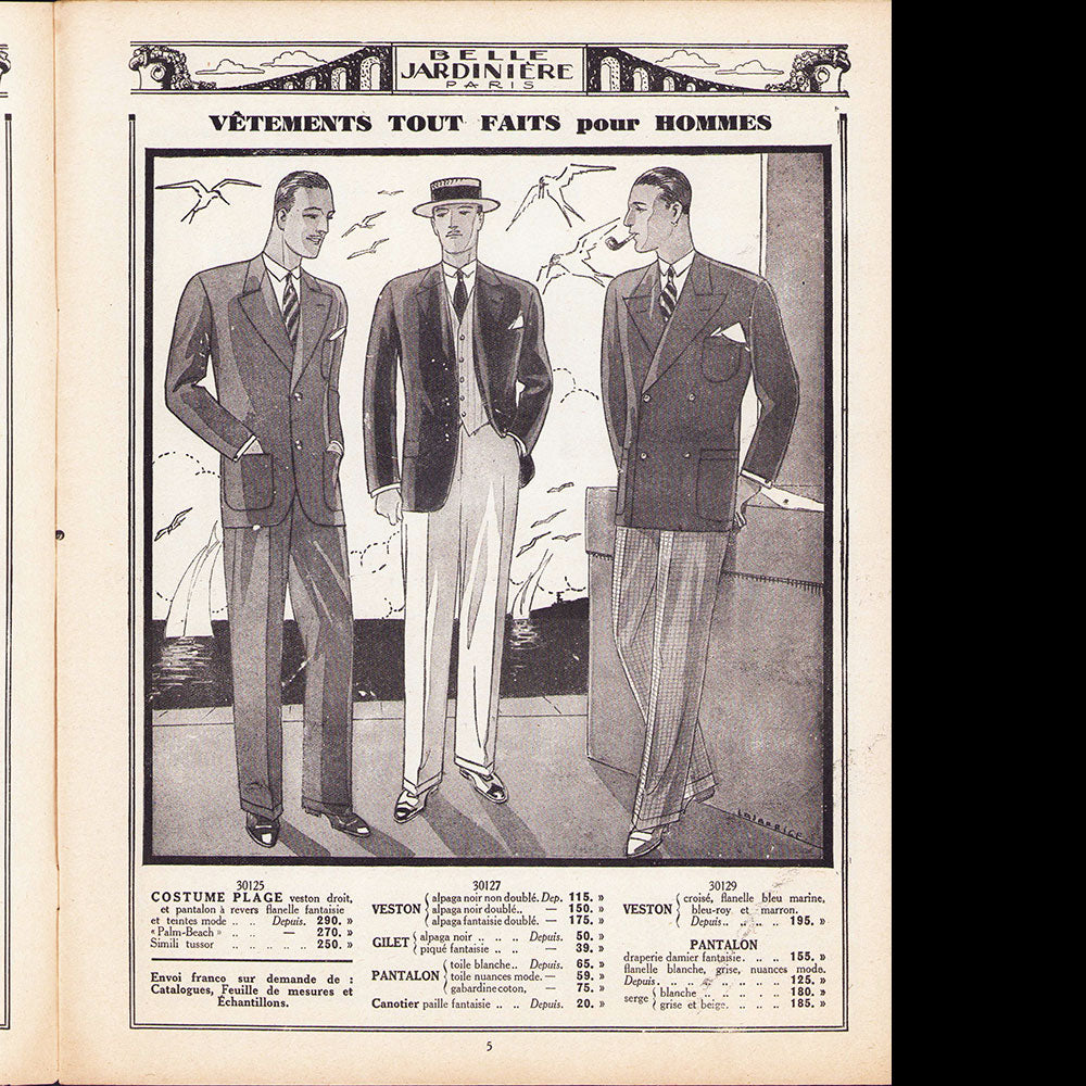 Belle Jardinière - Catalogue de l'été 1929