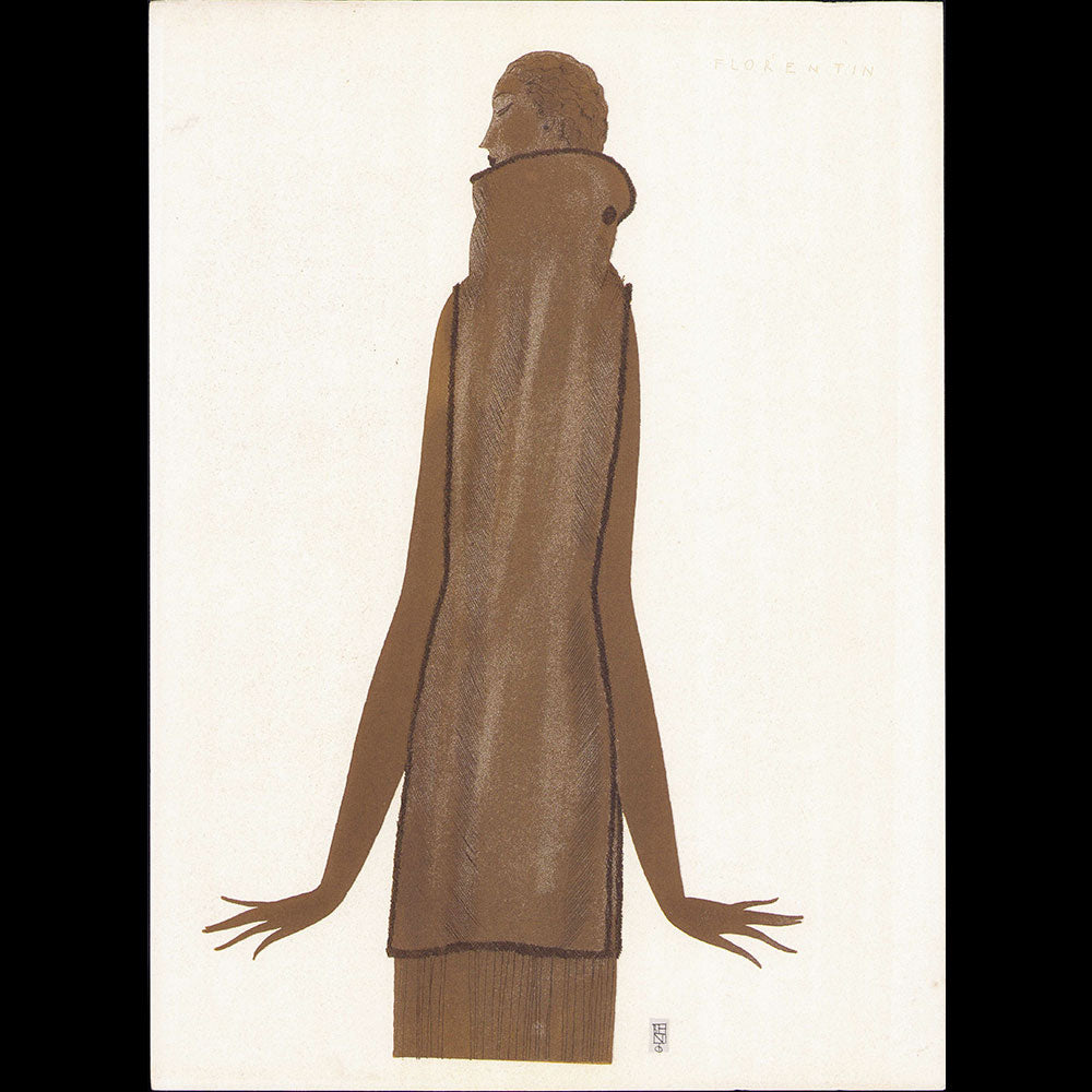 Fourrures Max - La Dernière Lettre Persane - Florentin par Eduardo Garcia Benito (1920)