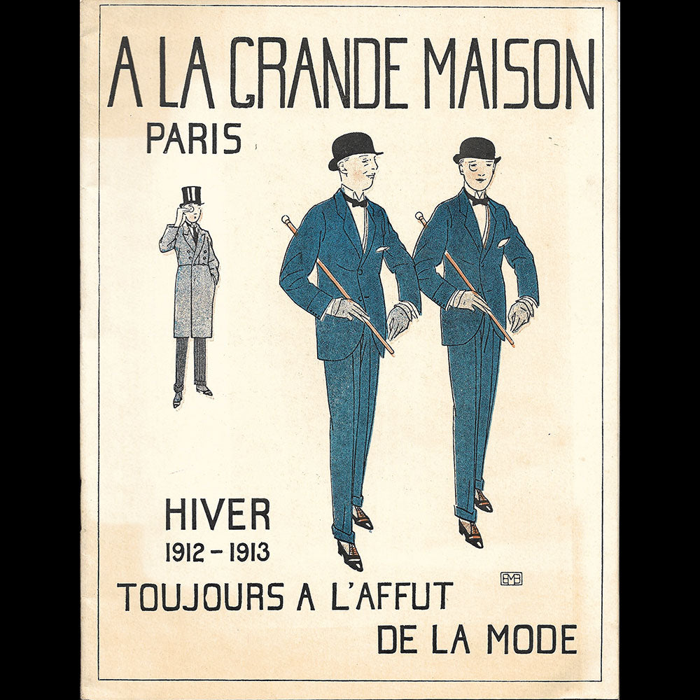 A La Grande Maison - Catalogue Hiver 1912-1913, couverture de Bernard Boutet de Monvel