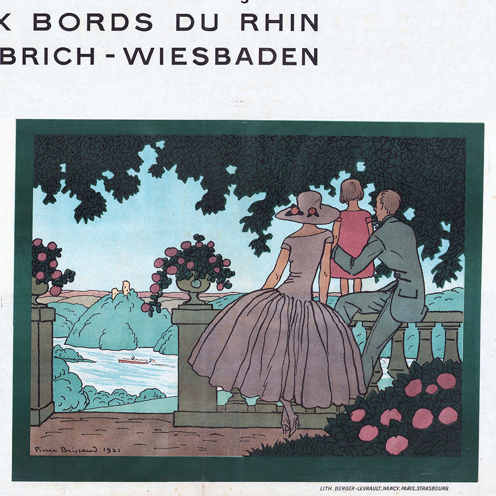 Pierre Brissaud - Exposition de l'Art Français aux bords du Rhin Biebrich - Wiesbaden (1921)