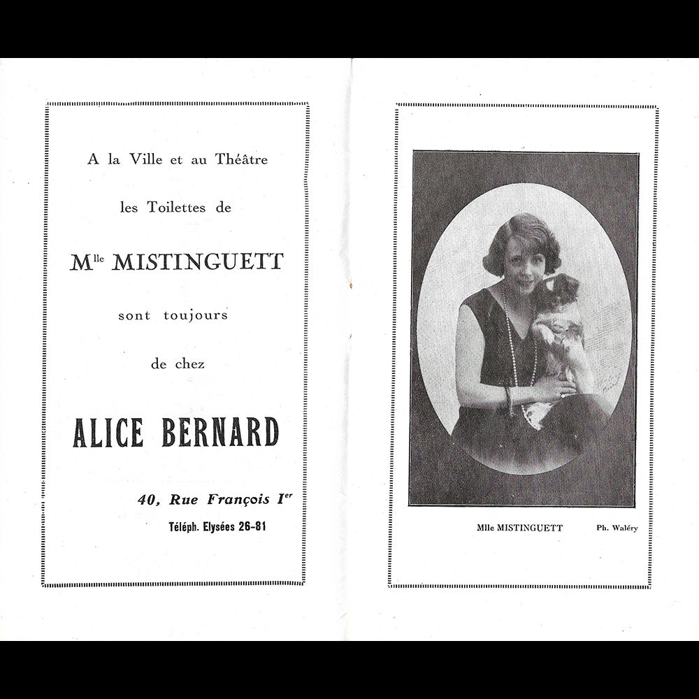 Madame sans-gêne - Programme de théâtre, couverture de Pierre Brissaud (1920-1921)