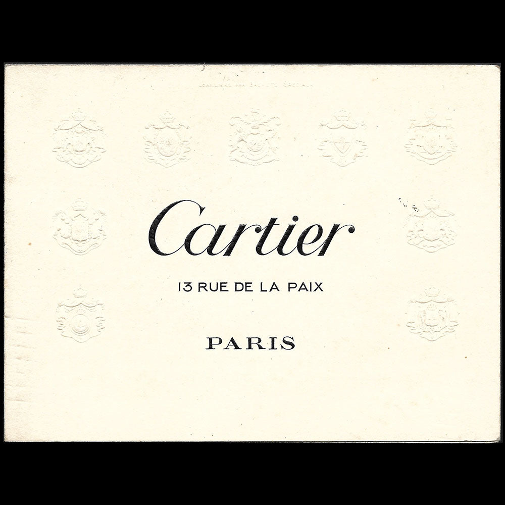 Cartier - Carte, 13 rue de la Paix, Paris (1930s)