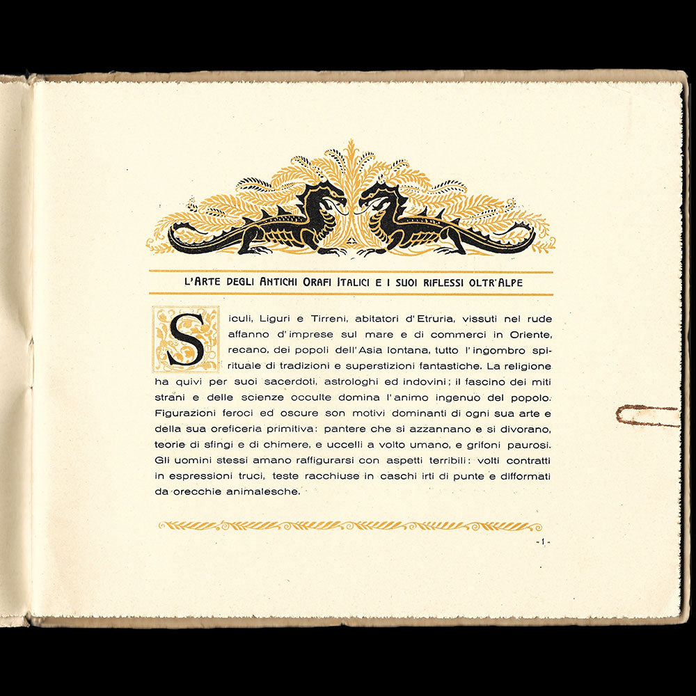 Filippo Chiappe, Gioielliere - Catalogue du joaillier, 3 Via Roma, Genova (1910s)