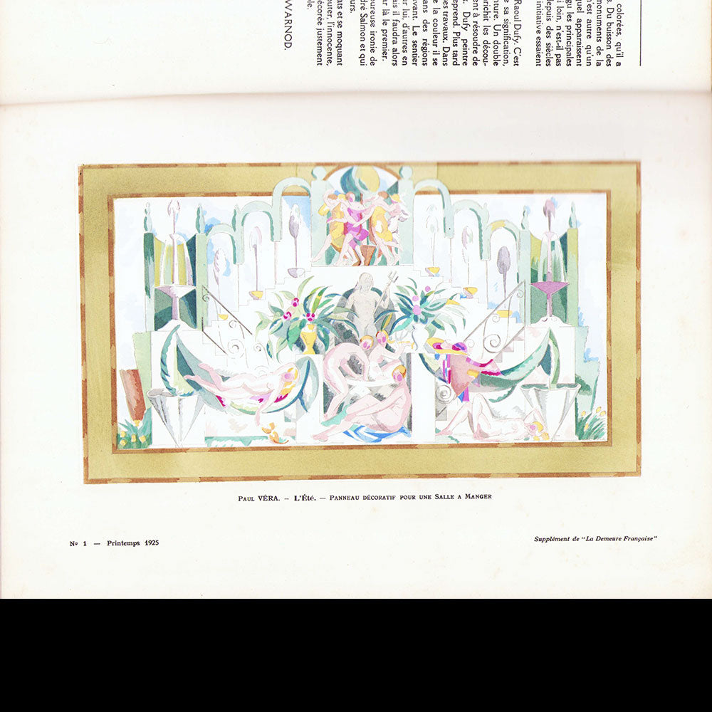 La Demeure Francaise, n°1, Printemps 1925