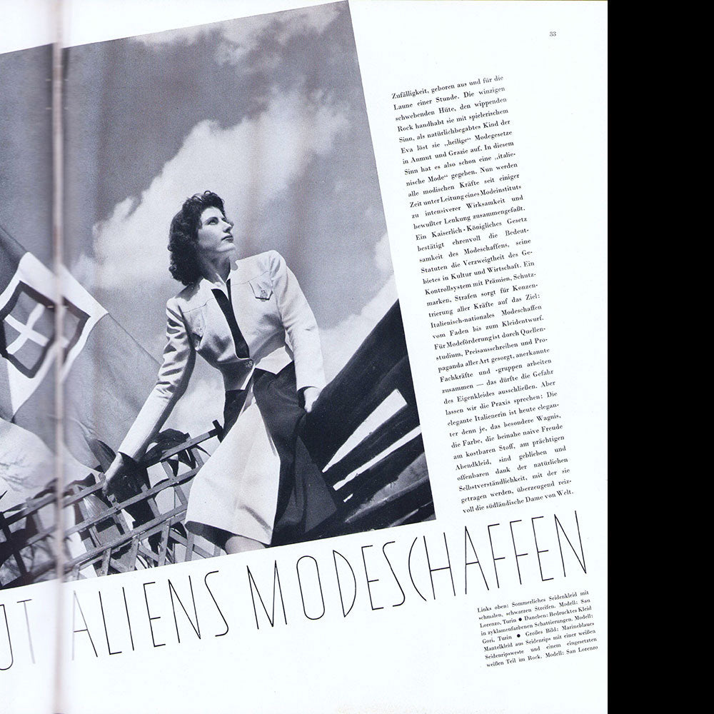 Die Dame 1939, réunion de 13 numéros (janvier à juillet 1939)