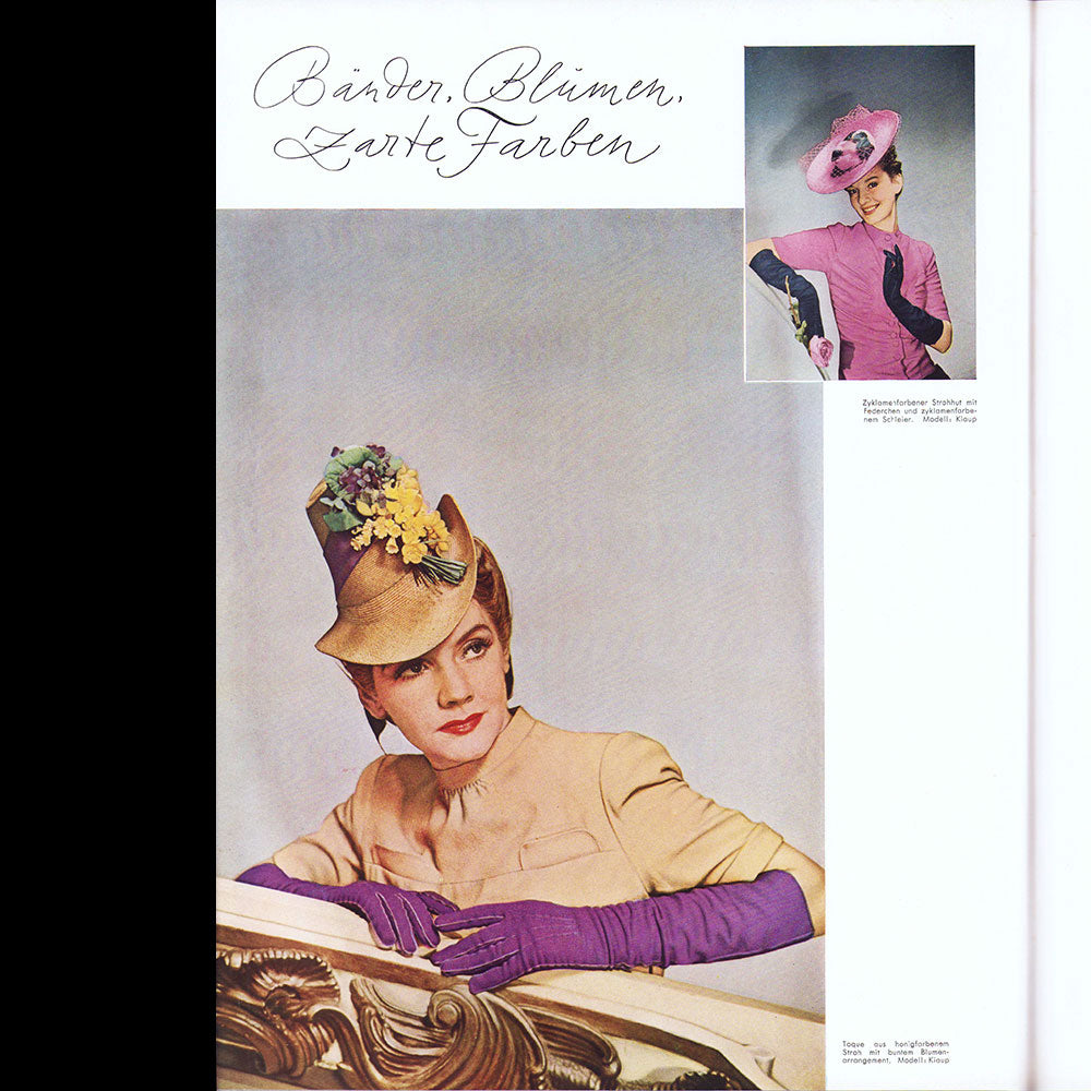 Die Dame 1939, réunion de 13 numéros (janvier à juillet 1939)