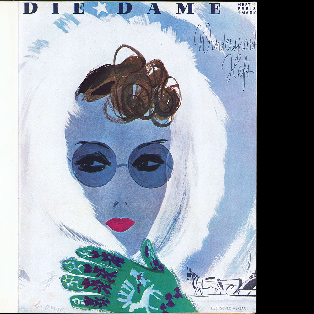 Die Dame 1939, réunion de 13 numéros (janvier à juillet 1939)