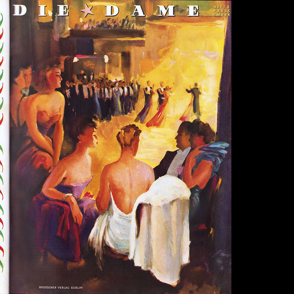 Die Dame 1939, réunion de 13 numéros (janvier à juillet 1939)