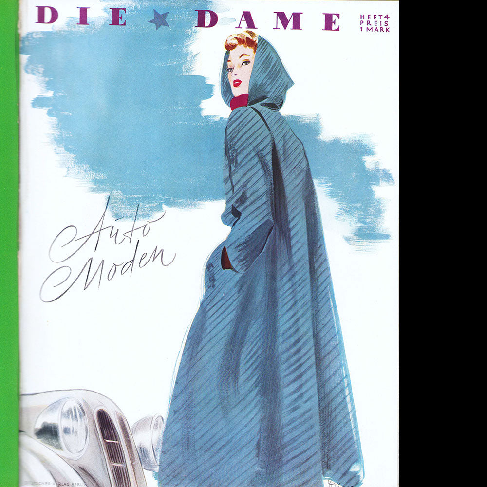 Die Dame 1939, réunion de 13 numéros (janvier à juillet 1939)