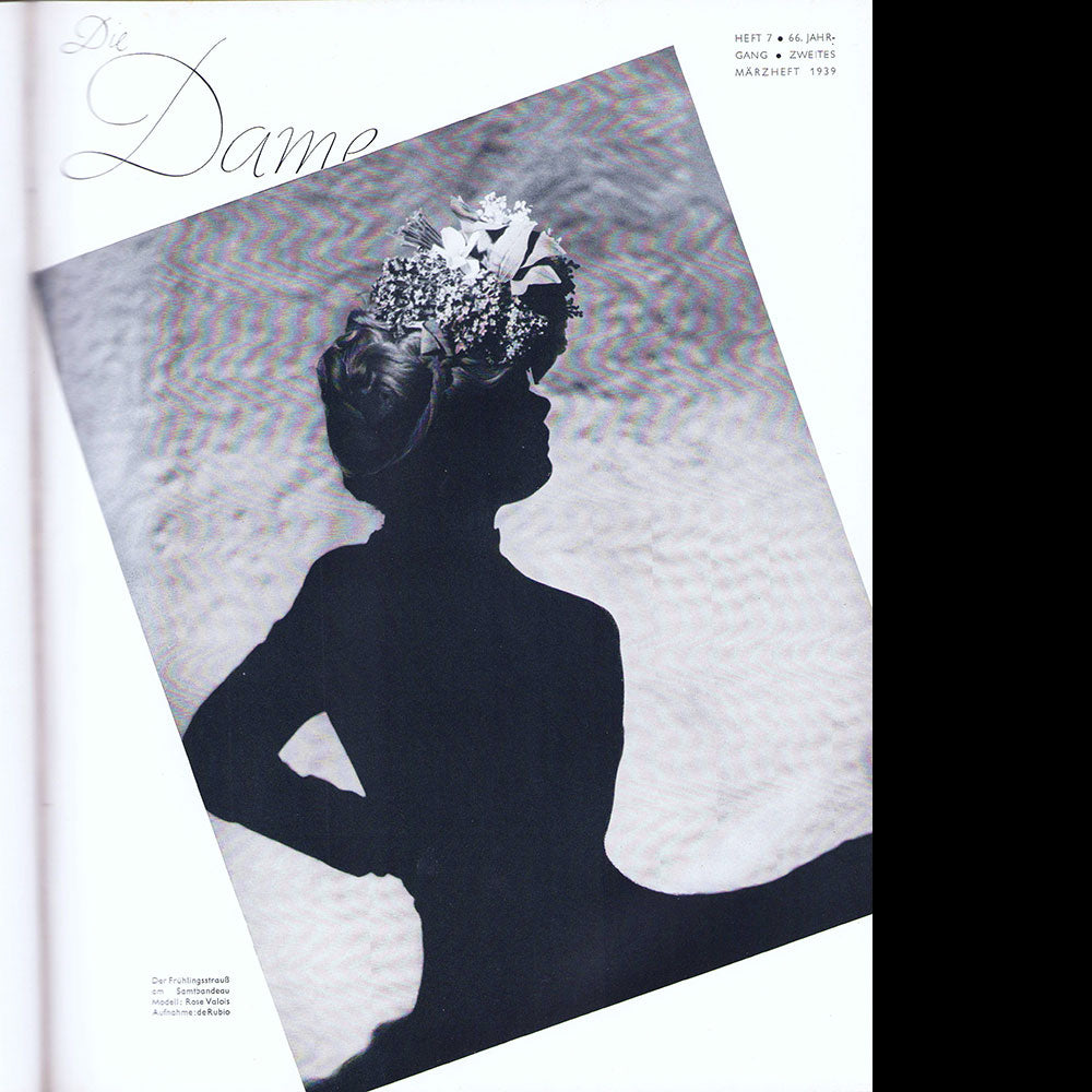 Die Dame 1939, réunion de 13 numéros (janvier à juillet 1939)