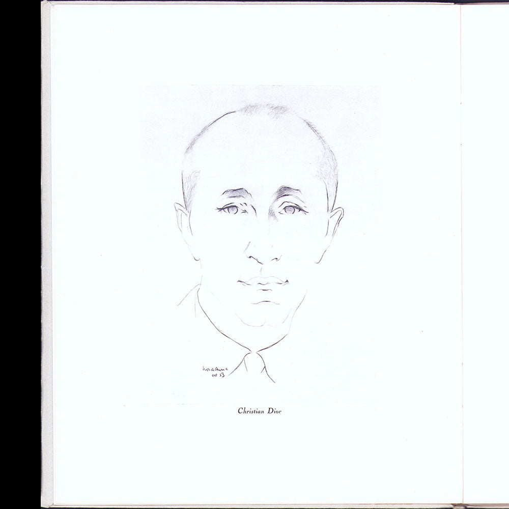 Christian Dior - Plaquette de présentation, version anglaise (1953)