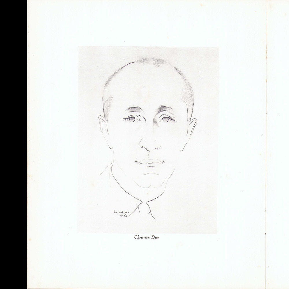 Christian Dior - Plaquette de présentation (1953)