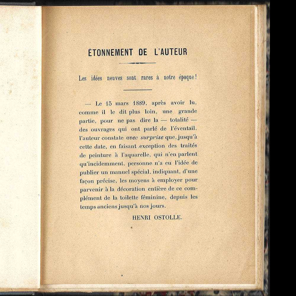 Henri Ostolle - Peindre un éventail (1890)
