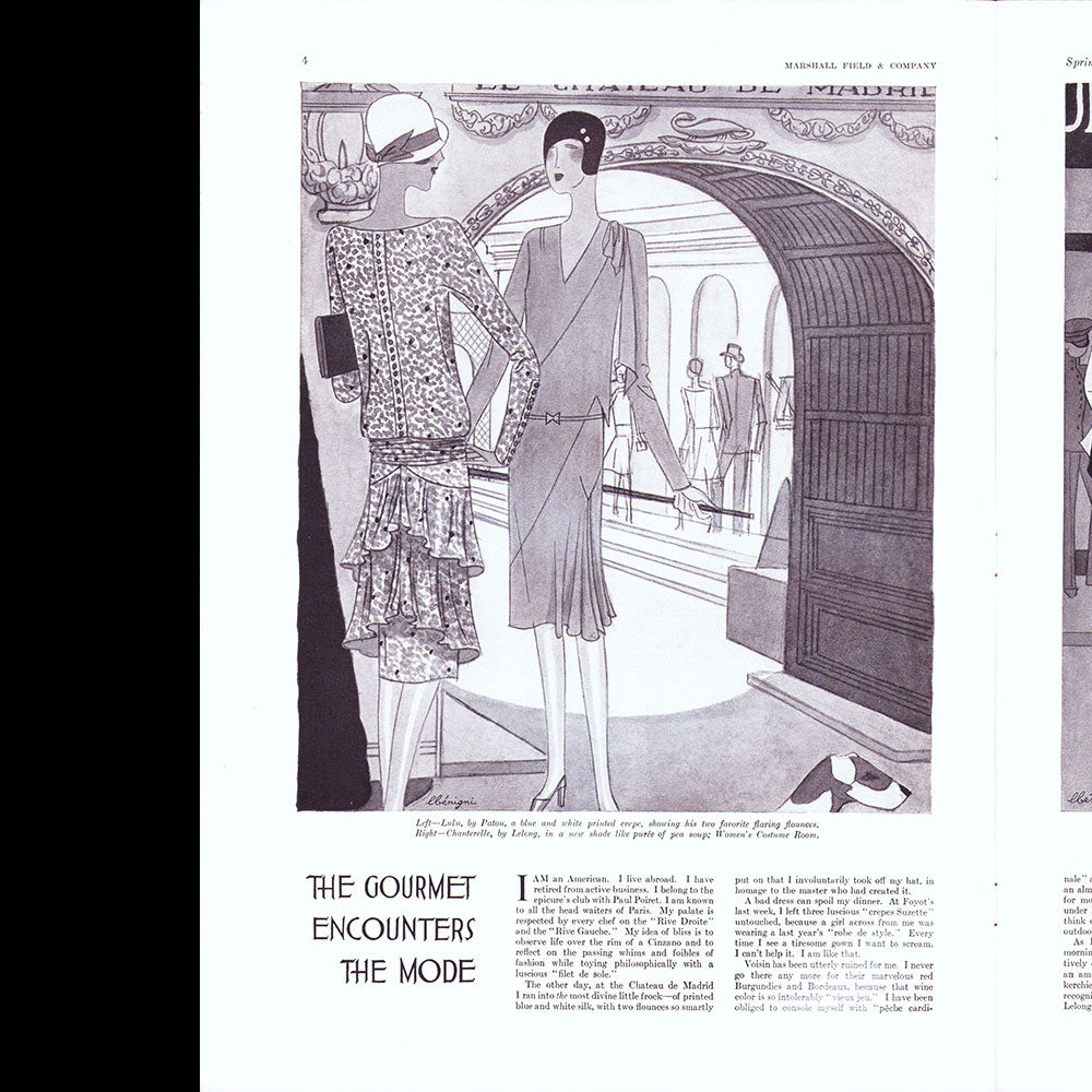 Marshall Field & Company - Fashions of the Hour, Spring 1928