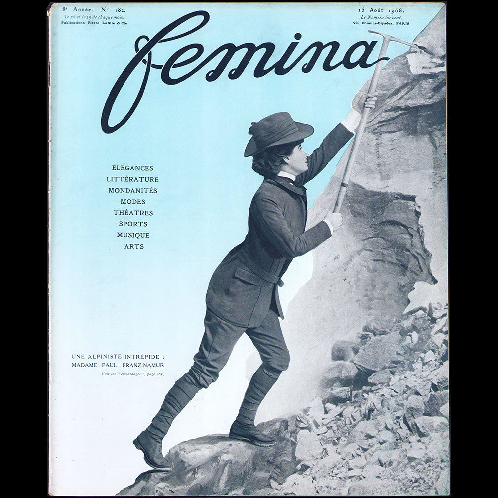 Fémina - Réunion des 24 numéros de l'année 1908 (janvier à décembre 1908)