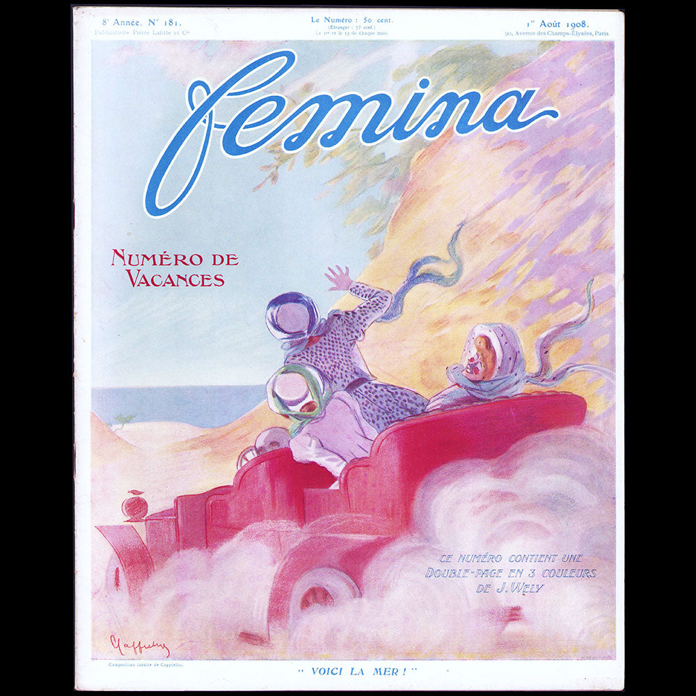 Fémina - Réunion des 24 numéros de l'année 1908 (janvier à décembre 1908)