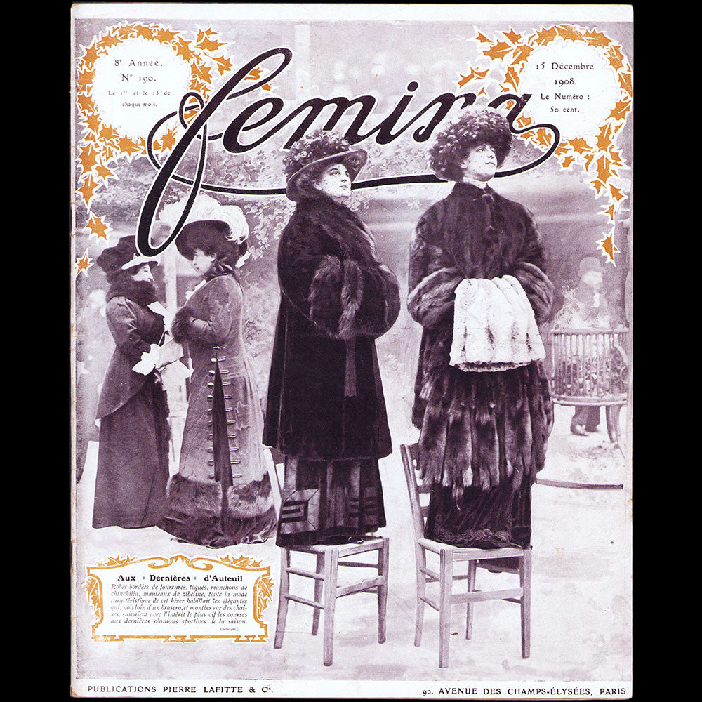 Fémina - Réunion des 24 numéros de l'année 1908 (janvier à décembre 1908)