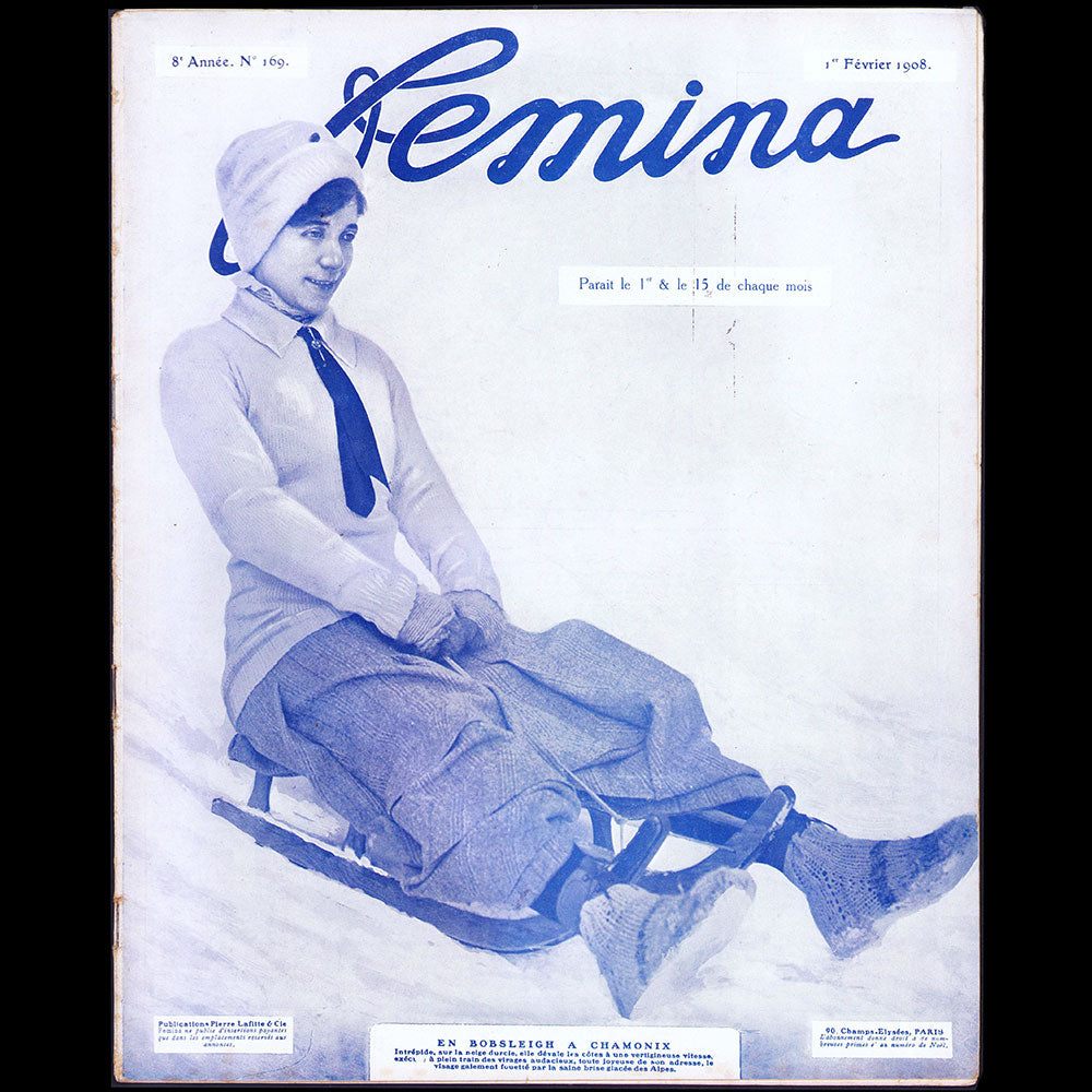 Fémina - Réunion des 24 numéros de l'année 1908 (janvier à décembre 1908)