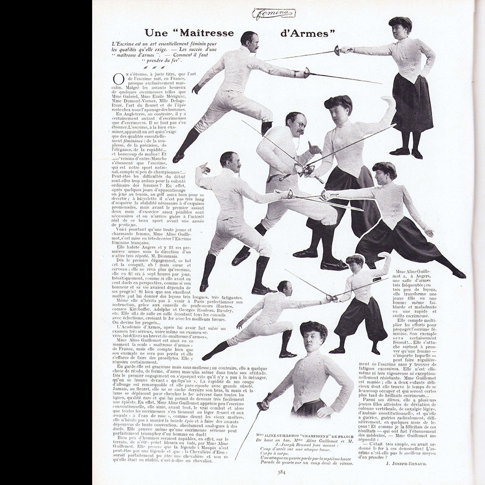 Fémina - Réunion des 24 numéros de l'année 1908 (janvier à décembre 1908)