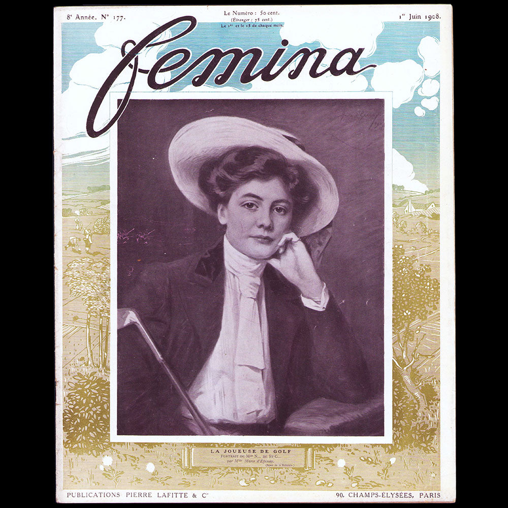 Fémina - Réunion des 24 numéros de l'année 1908 (janvier à décembre 1908)