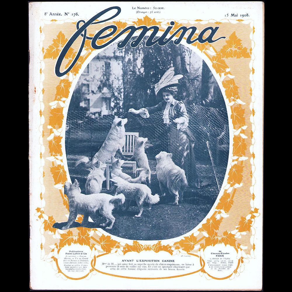 Fémina - Réunion des 24 numéros de l'année 1908 (janvier à décembre 1908)