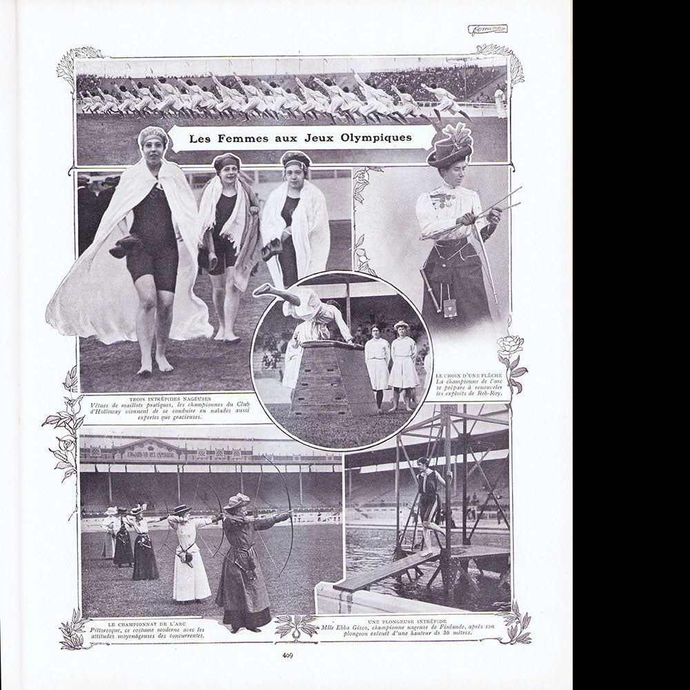 Fémina - Réunion des 24 numéros de l'année 1908 (janvier à décembre 1908)