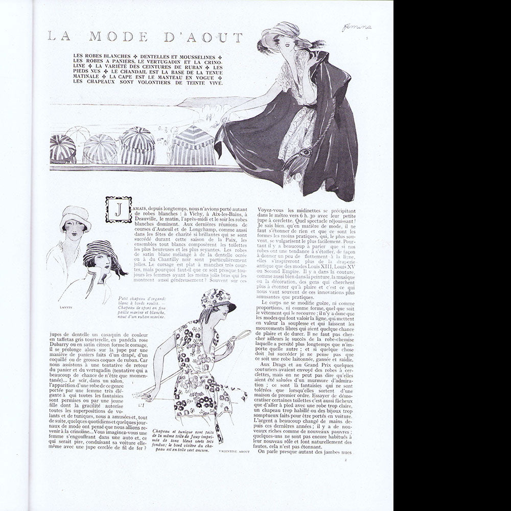 Fémina (août 1919), couverture de René Lelong