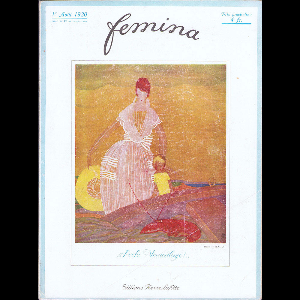 Fémina (août 1920), couverture de Bénito