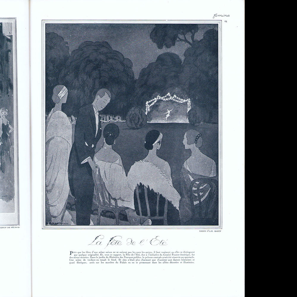 Fémina (août 1922), couverture de Rzewuski