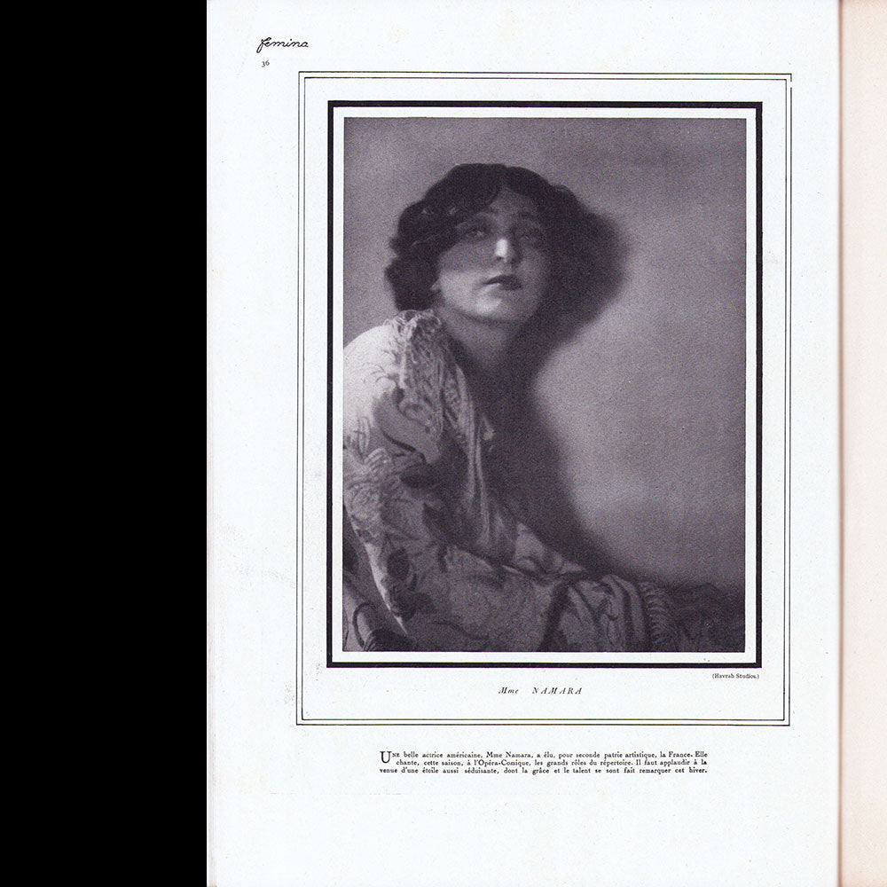 Fémina, février 1924, couverture d'André Edouard Marty