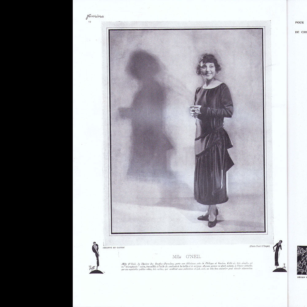 Fémina, février 1924, couverture d'André Edouard Marty