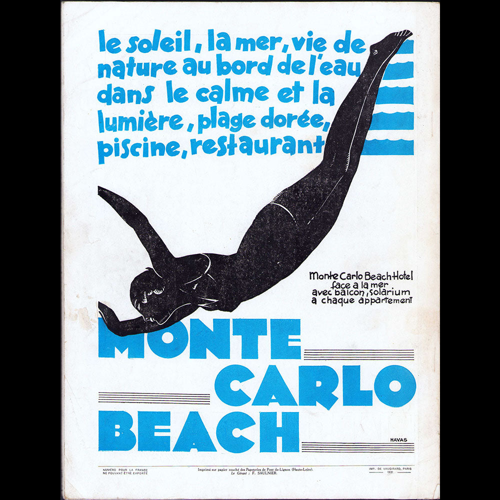 Fémina (mai 1931), couverture de Weclawowicz