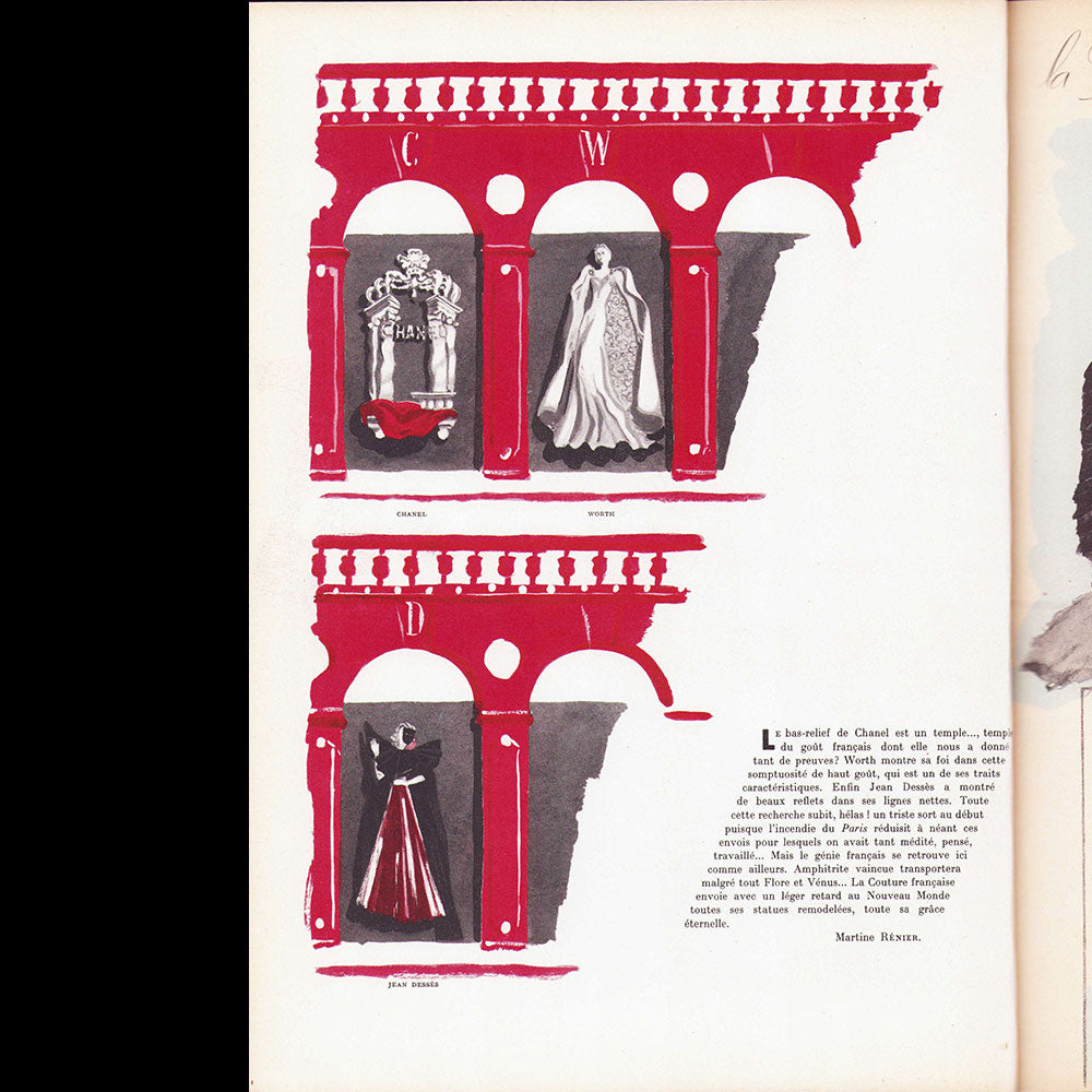 Fémina (juin 1939), couverture de Pierre Mourgue