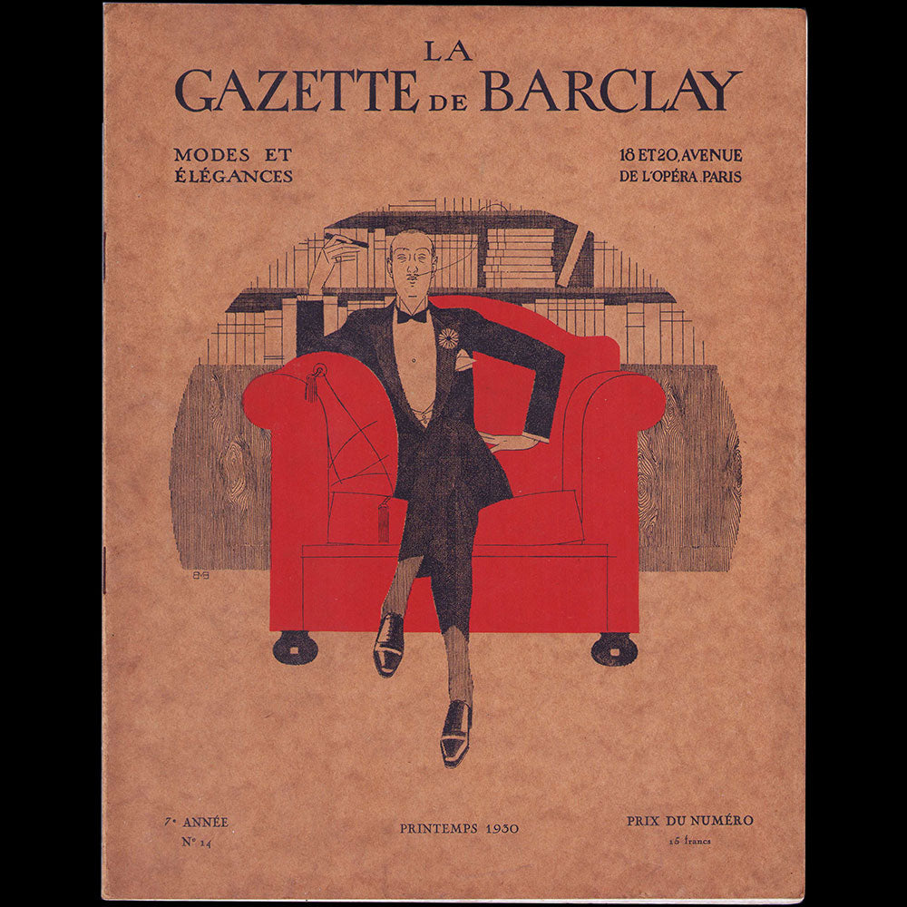 Gazette de Barclay, modes et élégances, Réunion de 9 numéros (1924-1930)