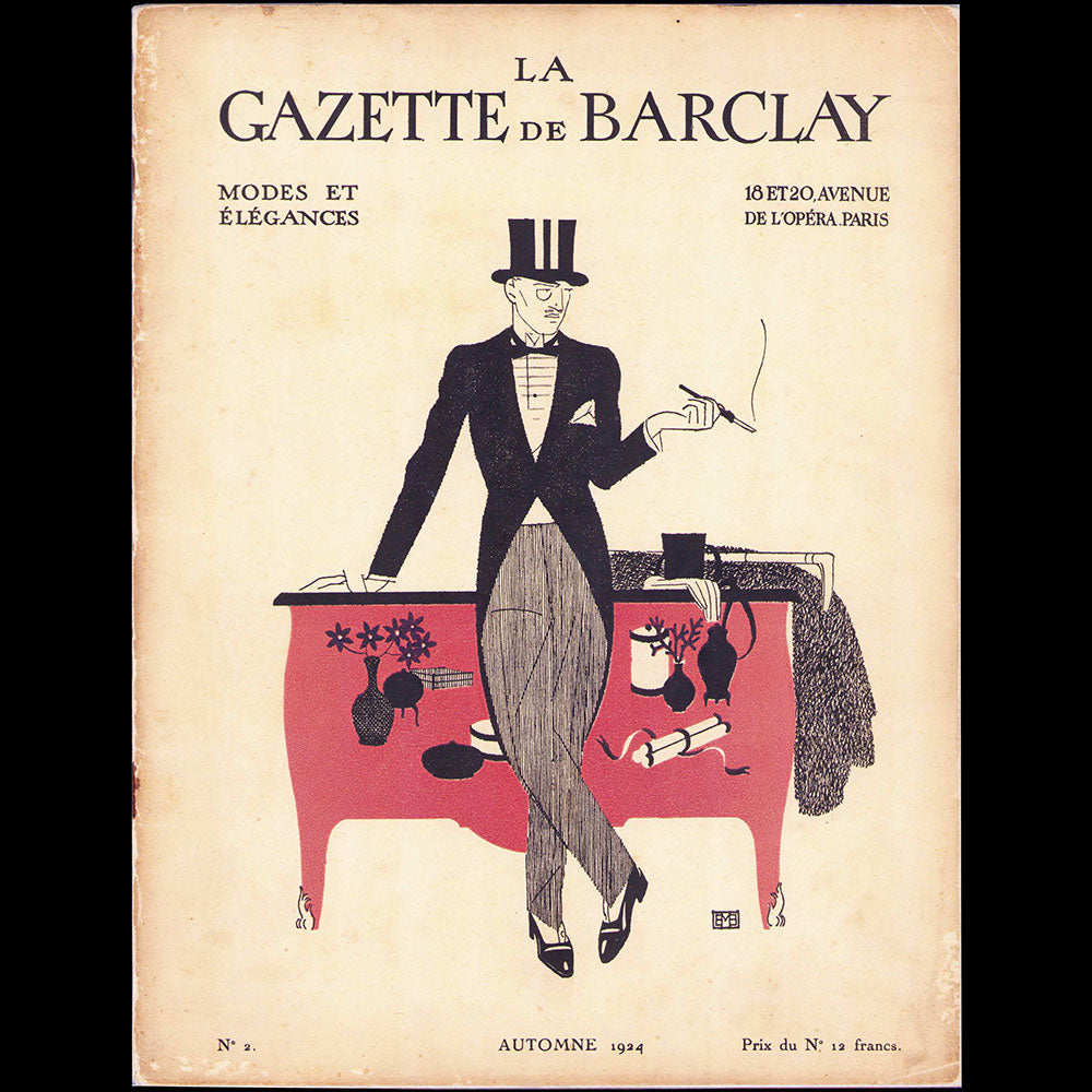Gazette de Barclay, modes et élégances, Réunion de 9 numéros (1924-1930)