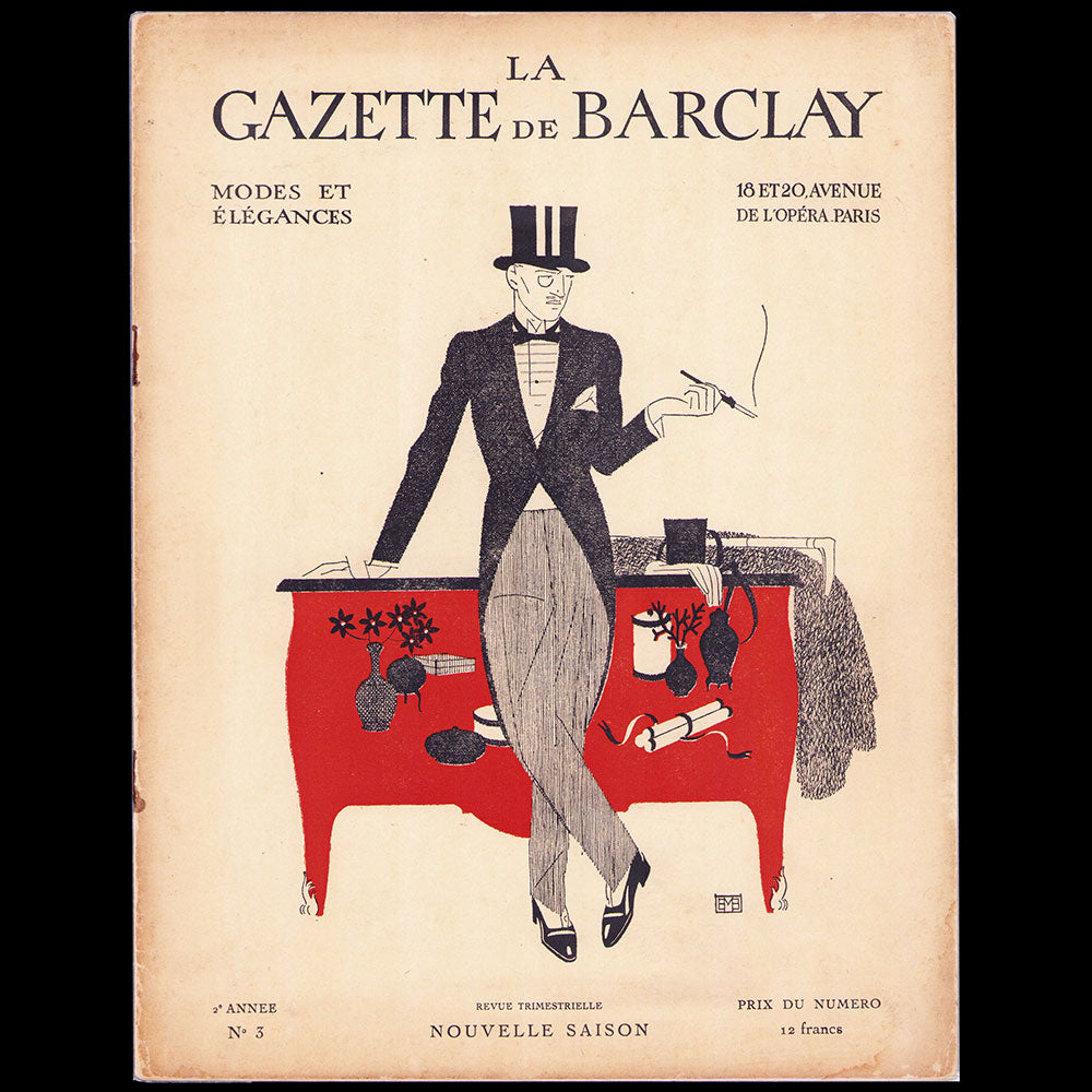 Gazette de Barclay, modes et élégances, Réunion de 9 numéros (1924-1930)
