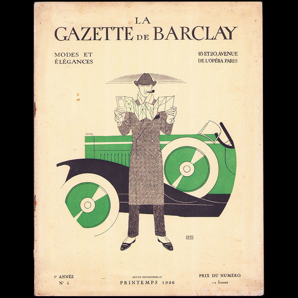 Gazette de Barclay, modes et élégances, Réunion de 9 numéros (1924-1930)