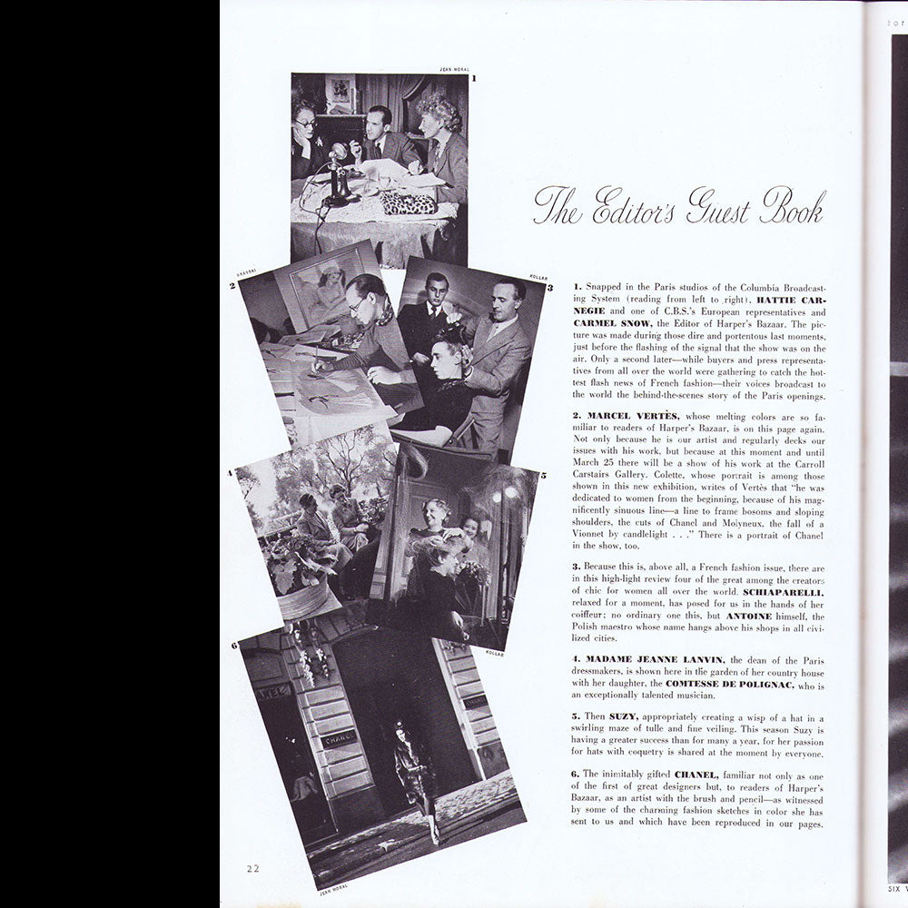 Harper's Bazaar, Buyers Advance Edition, March, April, May 1939