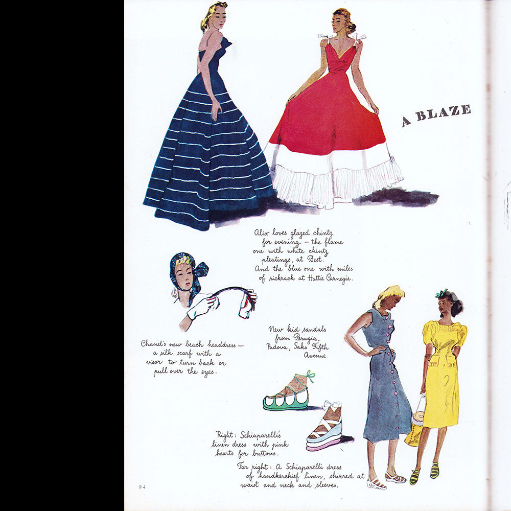 Harper's Bazaar, Buyers Advance Edition, March, April, May 1939