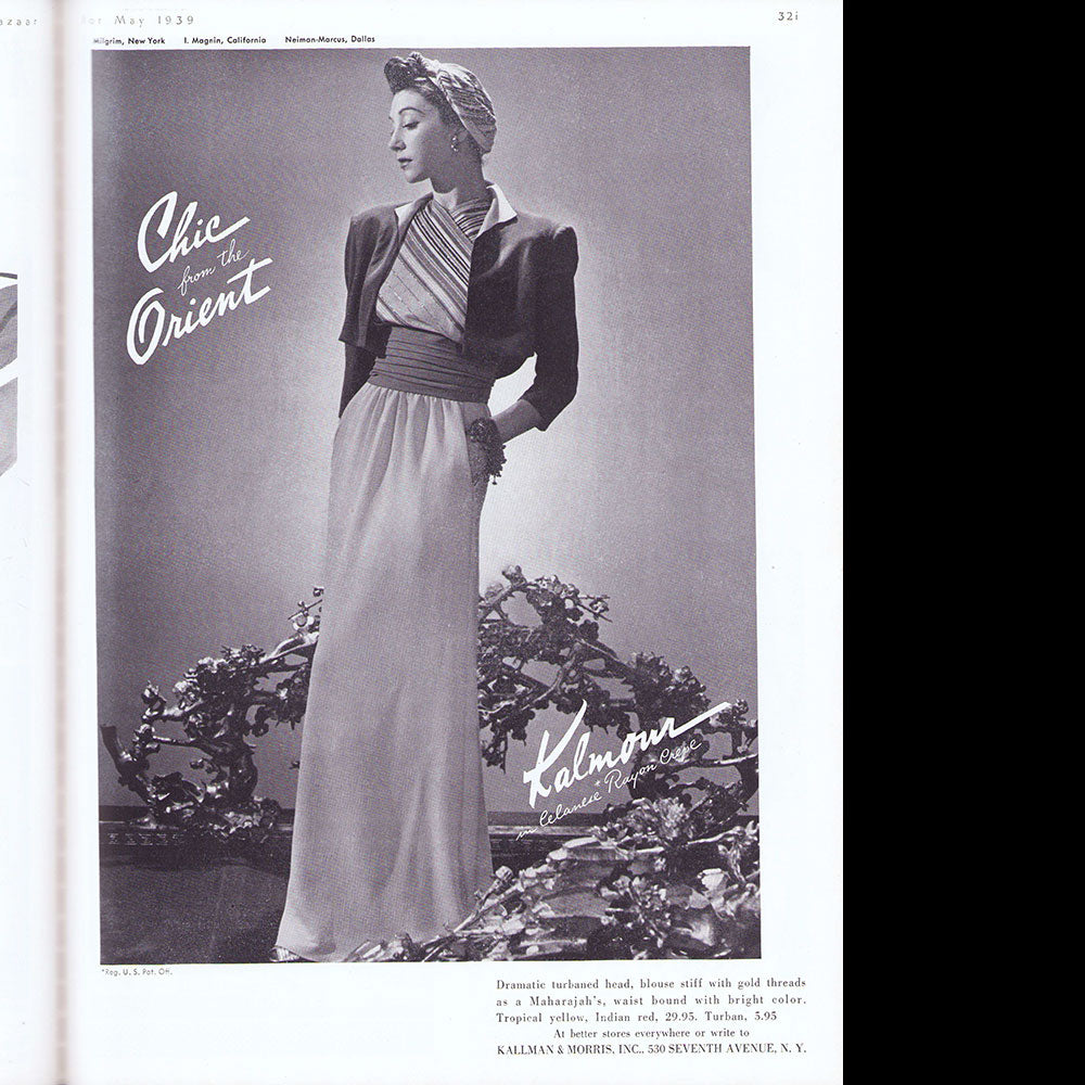 Harper's Bazaar, Buyers Advance Edition, March, April, May 1939