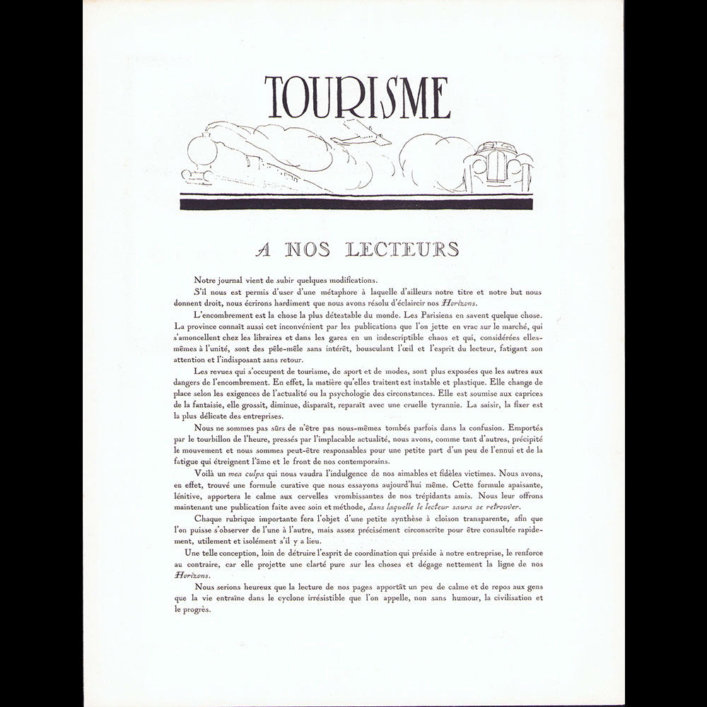 Horizons de France, juin 1925